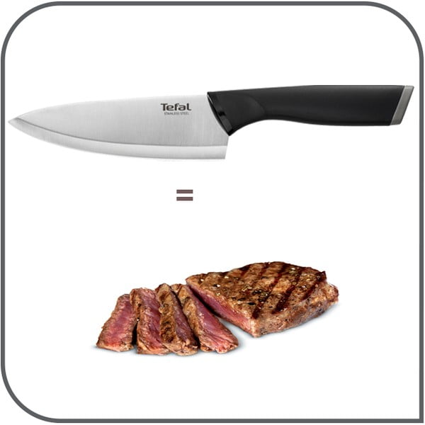 Nerūsējošā tērauda virtuves nazis Comfort – Tefal-image-1