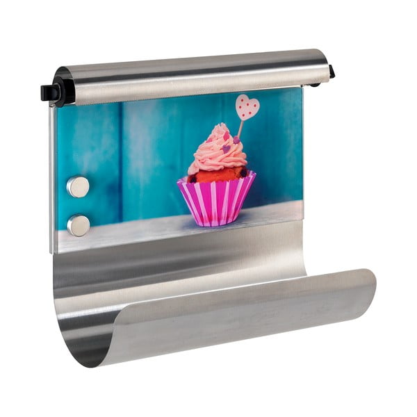 Wenko Cupcake magnētiskais dvieļu turētājs ar folijas dozatoru