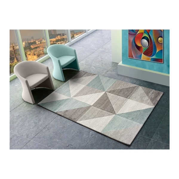 Zili pelēks paklājs Universal Retudo Naia, 80 x 150 cm-image-1