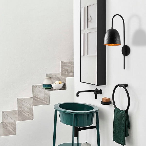 Melna sienas lampa Tattoo – Opviq lights-image-1