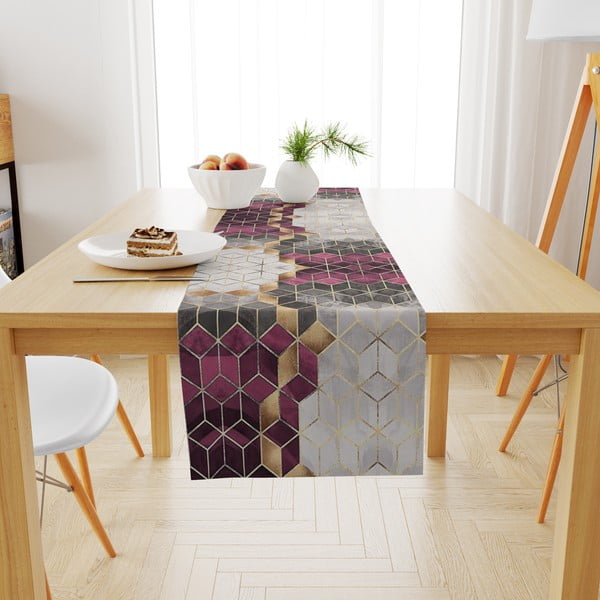 Galda celiņš 140x45 cm Optic – Minimalist Cushion Covers-image-2