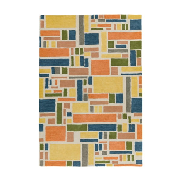 Paklājs Āzijas paklāji Bloki Multi, 160 x 230 cm