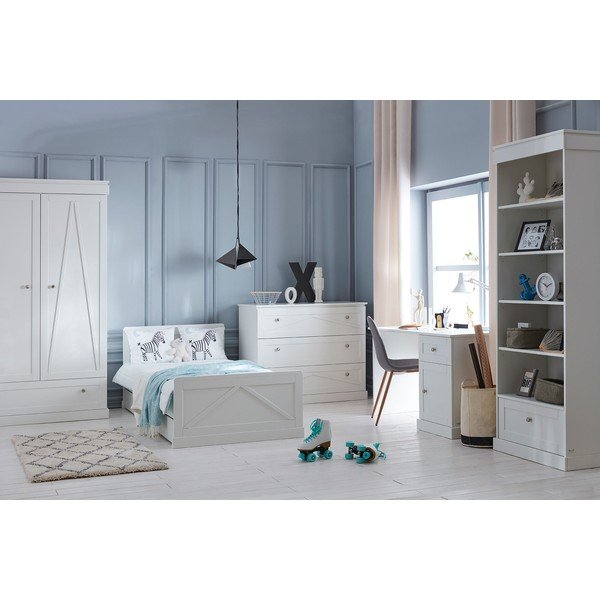 Balta bērnu gulta 120x200 cm Marie – Pinio-image-1