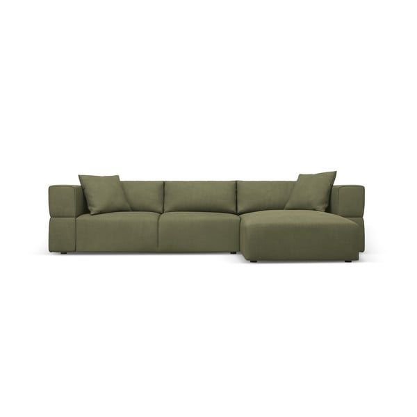 Gaiši zaļš stūra dīvāns (ar labo stūri) Esther – Milo Casa