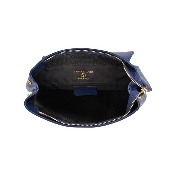 Zila ādas mugursoma Sofia Cardoni Angelica-image-3