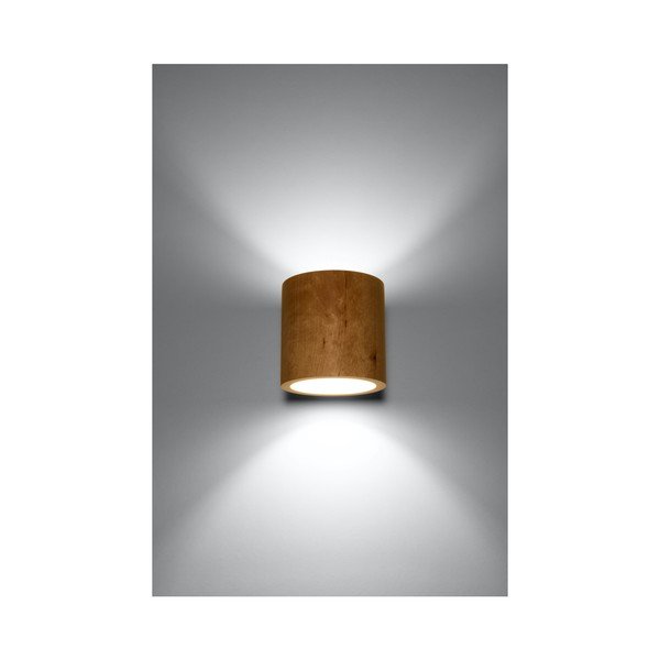 Koka sienas lampa Sollux Roda-image-1