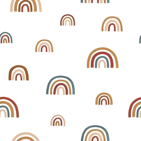 Bērnu tapetes 10 m x 50 cm Goodlooking Rainbows – Lilipinso