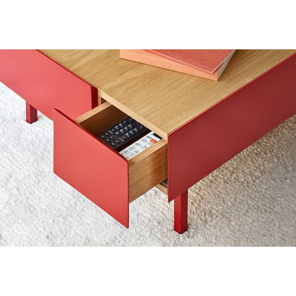 Tumši sarkans kafijas galdiņš Teulat Arista-image-2