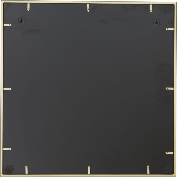 Sienas spogulis ar metāla rāmi zelta krāsā Westwing Collection Clarita, 70 x 70 cm-image-1