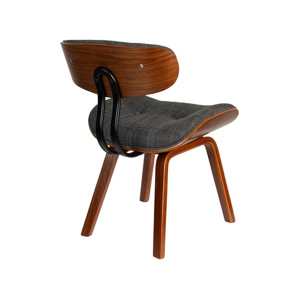 Pelēks/brūns polsterēts pusdienu krēsls Blackwood – Dutchbone-image-4