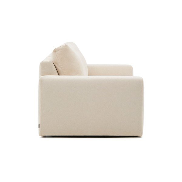 Bēšs dīvāns no šenila auduma 220 cm Alea – Kave Home-image-3