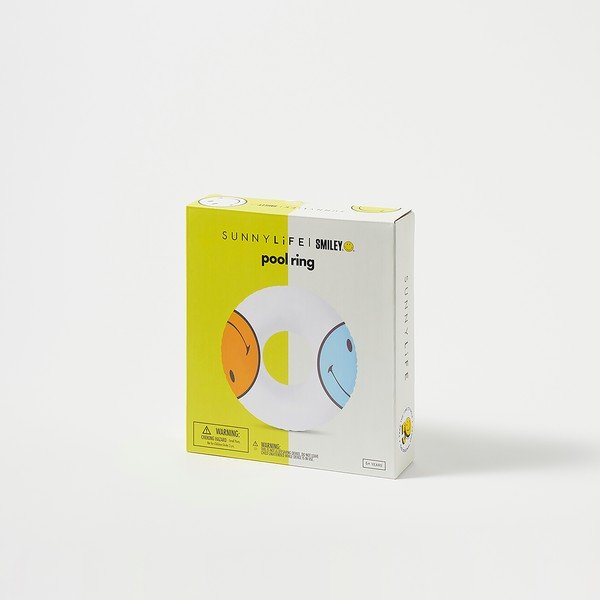 Piepūšamais riņķis Sunnylife Smiley, ø 110 cm-image-4