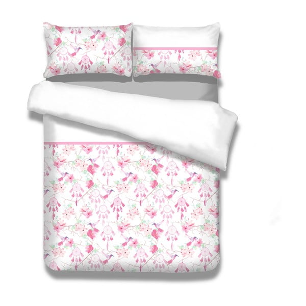 2 flaneļa gultasveļas komplekts vienvietīgai gultai AmeliaHome Sweet Dreams, 155 x 220 cm