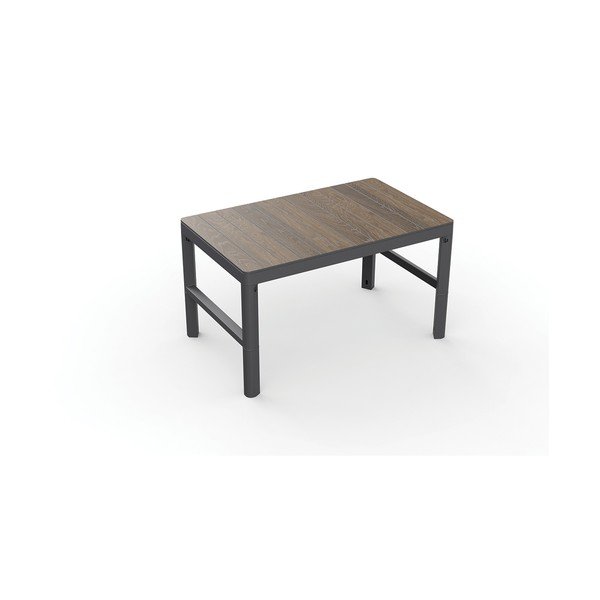 Dārza kafijas galdiņš ar riekstkoka imitāciju 71,5x116 cm Lyon – Keter-image-3