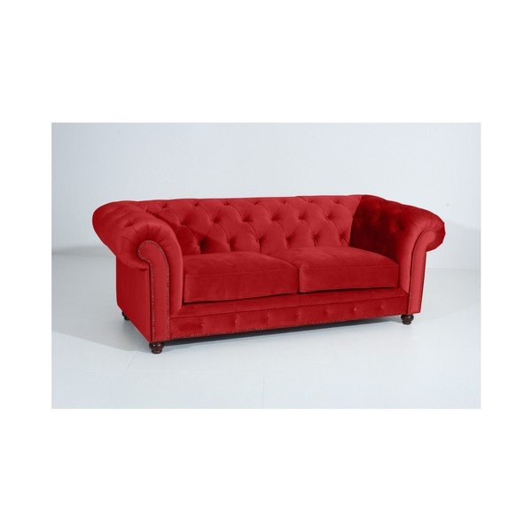 Sarkans dīvāns Max Winzer Orleans Velvet, 216 cm-image-4