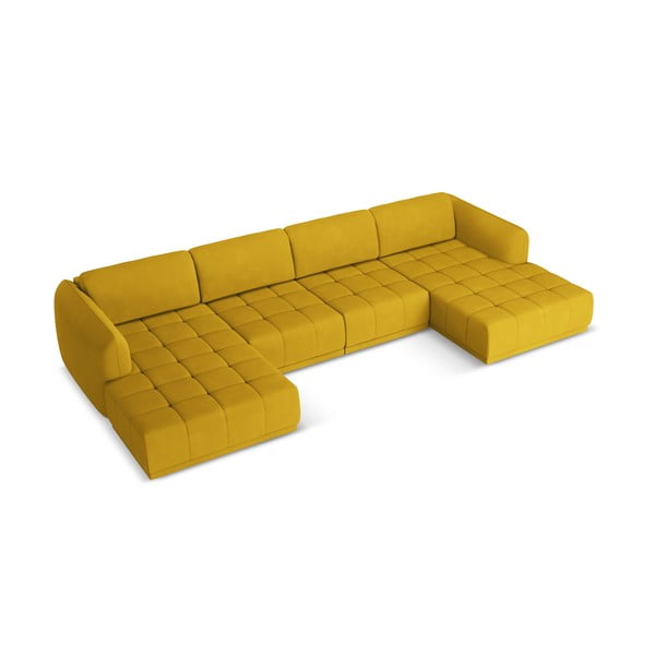 Dzeltens stūra dīvāns Hoku – Makamii-image-4