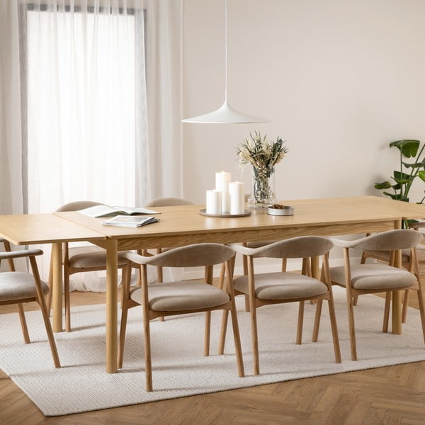 Bēšs/dabīga toņa pusdienu krēsls Addi – Actona-image-1