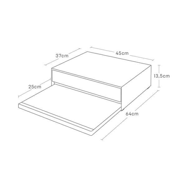 Metāla papildu virtuves plaukts Tower – YAMAZAKI-image-2