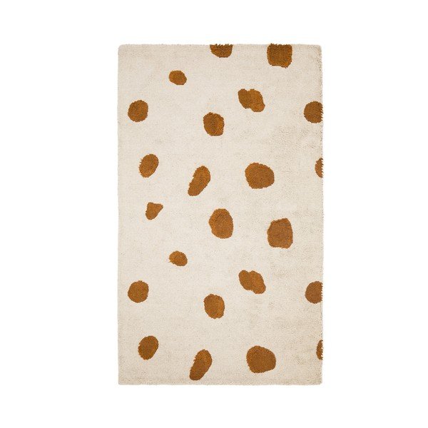 Krēmkrāsas mazgājams/ar rokām darināts kokvilnas bērnu paklājs 90x150 cm Tandani – Kave Home