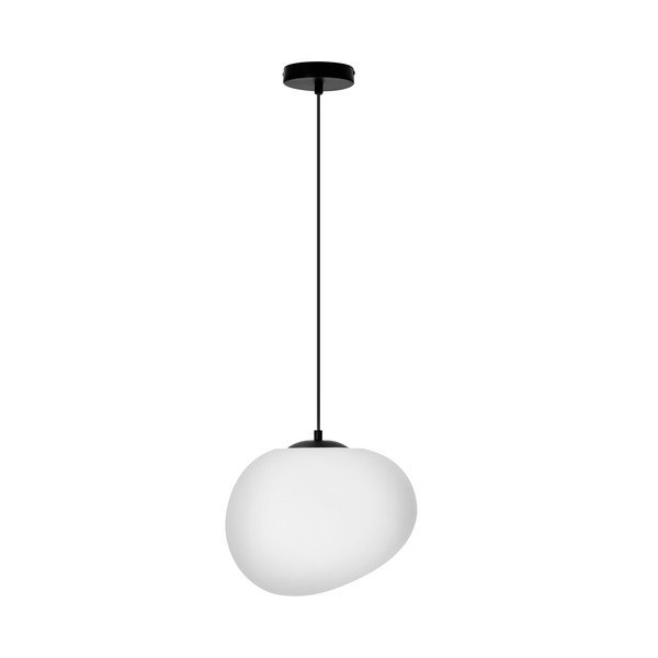 Melnbalta piekaramā lampa ø 30 cm Stones – Candellux Lighting