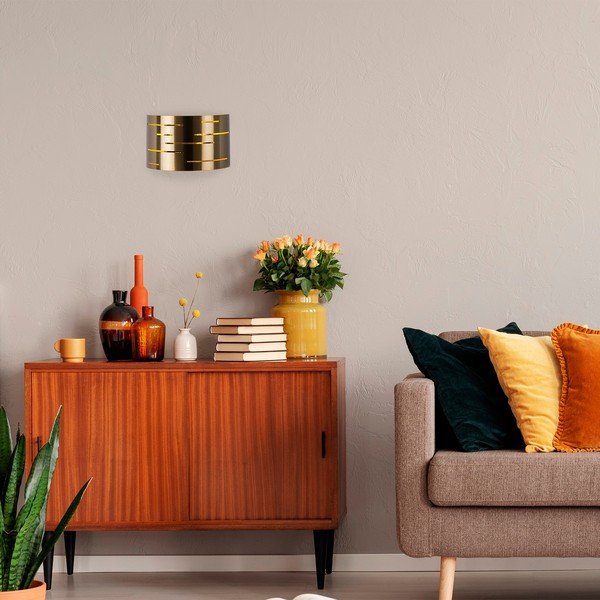 Zelta krāsas sienas lampa – Opviq lights-image-4