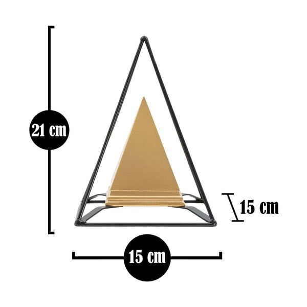 Metāla statuete zelta krāsā Mauro Ferretti Piramid-image-4