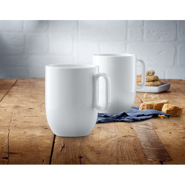 Baltas porcelāna krūzes (2 gab.) 380 ml Barista – WMF-image-1