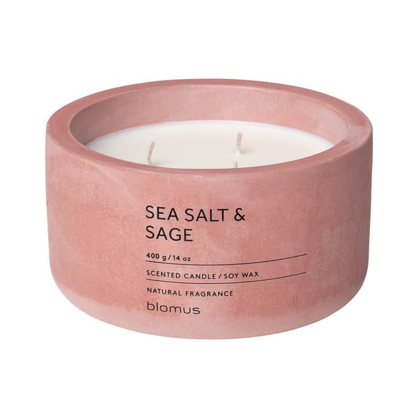 Aromātiskā sojas vaska svece degšanas laiks 25 h Fraga: Sea Salt and Sage – Blomus