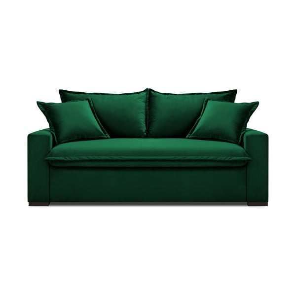 Tumši zaļš izlaižamais dīvāns Kooko Home Mezzo