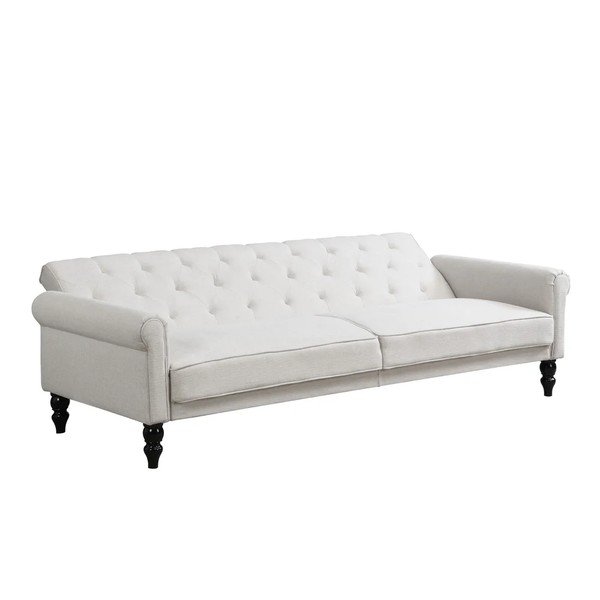 Krēmkrāsas regulējams/salokāms dīvāns 222 cm Tyne – Støraa-image-3