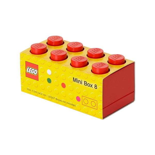 Sarkana uzglabāšanas kaste LEGO® mini-image-1