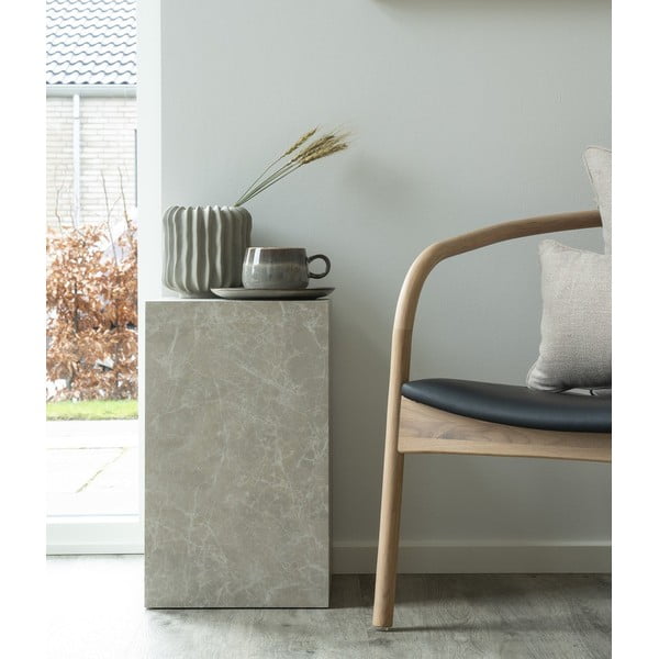 Sānu galdiņš ar marmora imitāciju 30x30 cm Prague – House Nordic-image-1