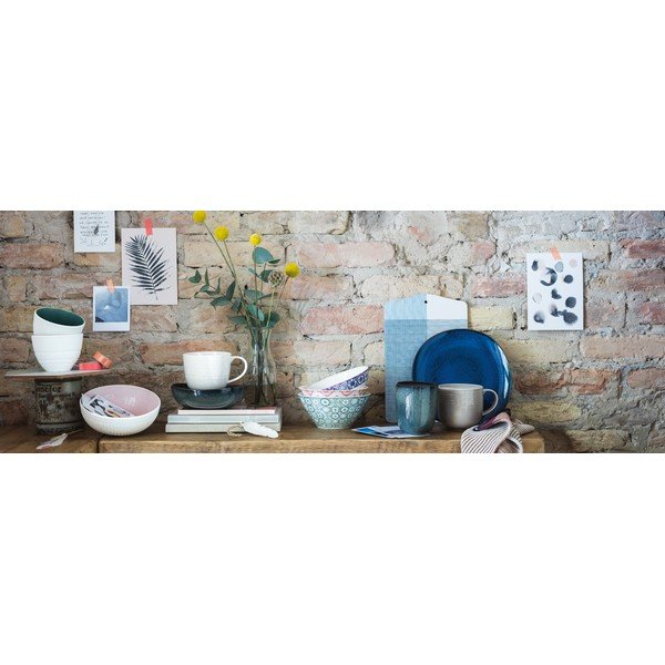Tumši zils keramikas šķīvis Villeroy & Boch Like Lave, ø 28 cm-image-1