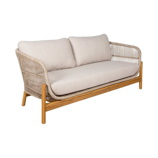 Krēmkrāsas/dabīga toņa akācijas masīvkoka dārza atpūtas komplekts 4 personām Terracina – House Nordic-image-1