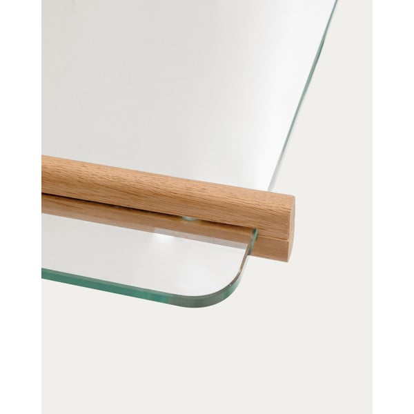Dabīga toņa stikla modulārā plauktu sistēma 90x202x30,5 cm Sitra – Kave Home-image-4