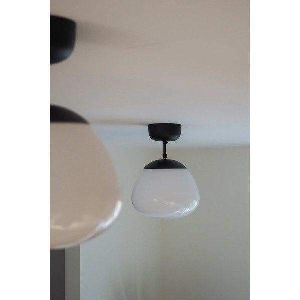 Balta/melna stikla griestu lampa Rise – Markslöjd-image-2