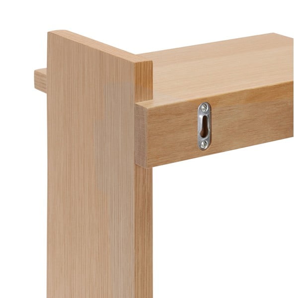 Dabīga toņa daudzlīmeņu sienas plaukts ar ozolkoka imitāciju 34 cm Forma – Hübsch-image-3