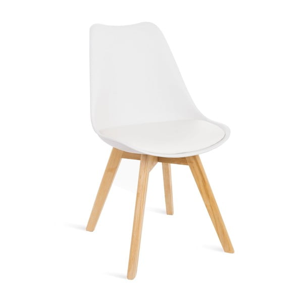 2 baltu krēslu komplekts ar dižskābarža kājām Bonami Essentials Retro