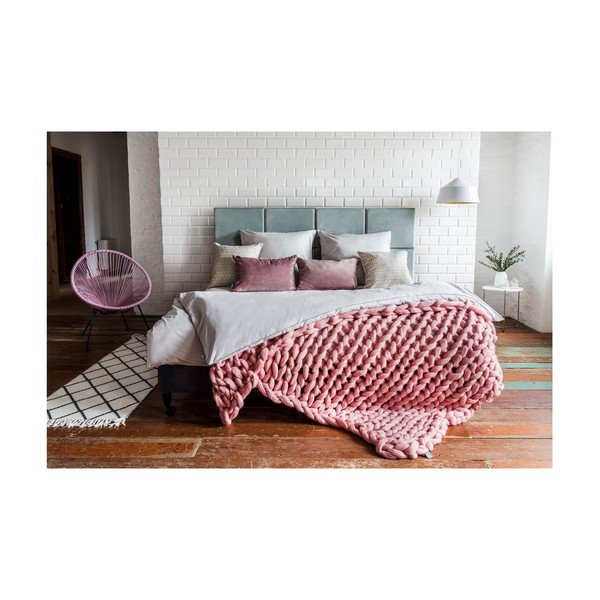 Gaiši pelēks divguļamais/īpaši garš segas pārvalks no Ēģiptes kokvilnas 200x220 cm Perla – WeLoveBeds-image-4