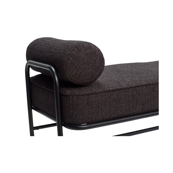 Brūns zvilnis ar spilvenu Hübsch Pipe-image-4