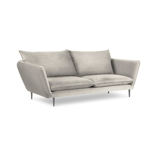 Bēšs samta dīvāns Mazzini Sofas Acacia, garums 225 cm-image-4