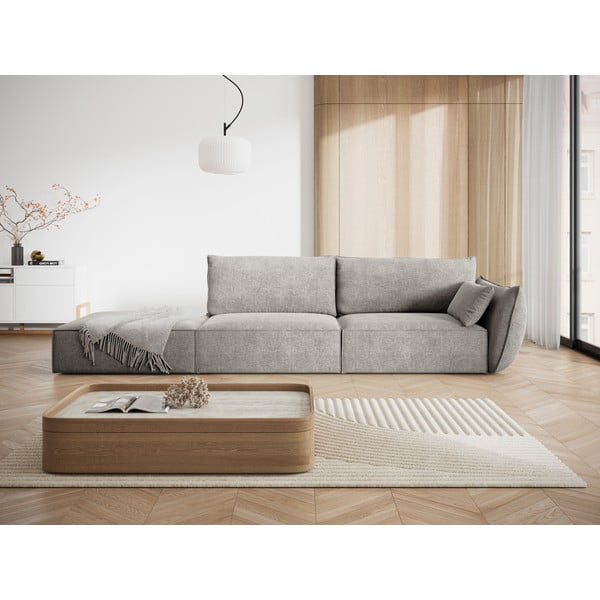 Gaiši pelēks zvilnis (ar labo stūri) Vanda – Mazzini Sofas-image-1