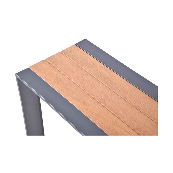Tumši pelēks/brūns metāla dārza sols Silea – Garden Pleasure-image-3