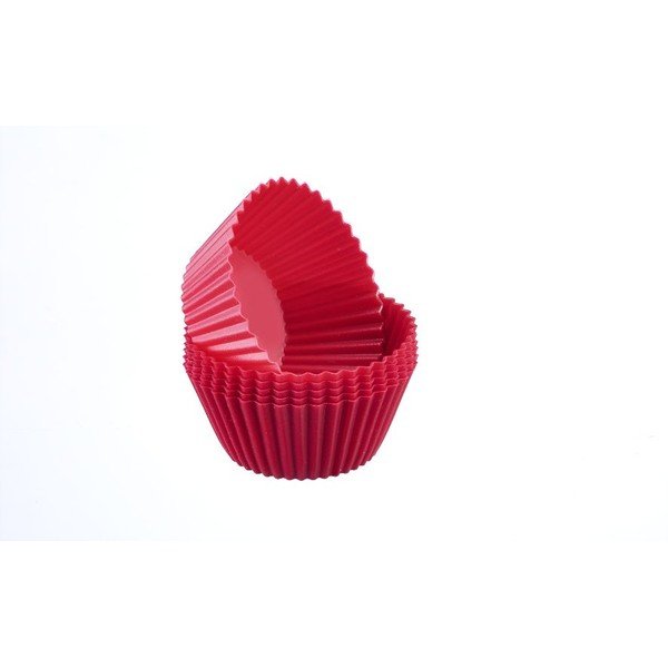 6 silikona veidņu komplekts kēksiņiem Muffin-image-1
