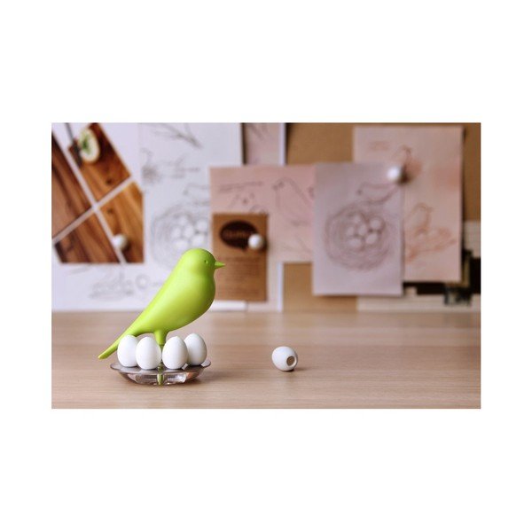 Sarkans statīvs ar magnētiem Qualy Magnetic Egg Sparrow-image-3