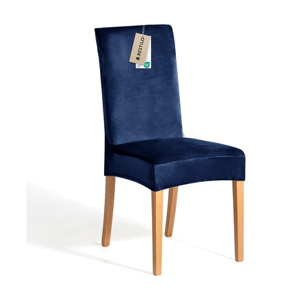 Zili uzvelkami pārvalki krēslam (4 gab.) 48 cm Sento – Restilo-image-3