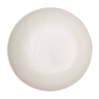 Balts porcelāna servēšanas trauks Villeroy & Boch Leaf, ⌀ 26 cm