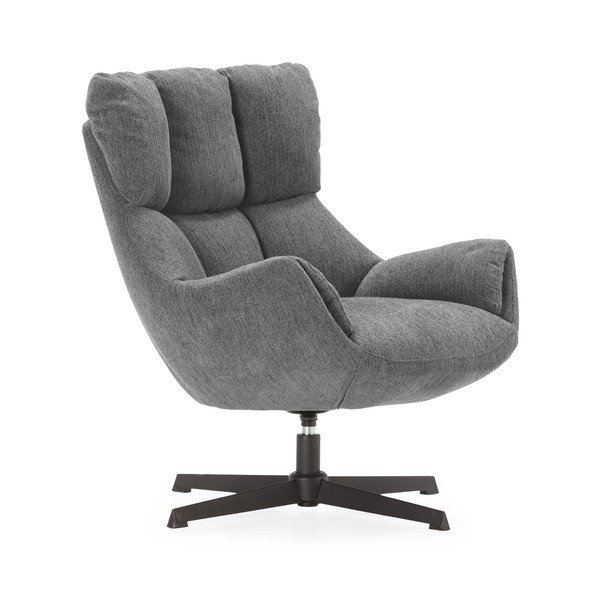 Pelēks atpūtas krēsls Odette – Marckeric