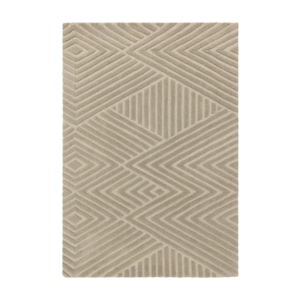 Gaiši brūns vilnas paklājs 160x230 cm Hague – Asiatic Carpets