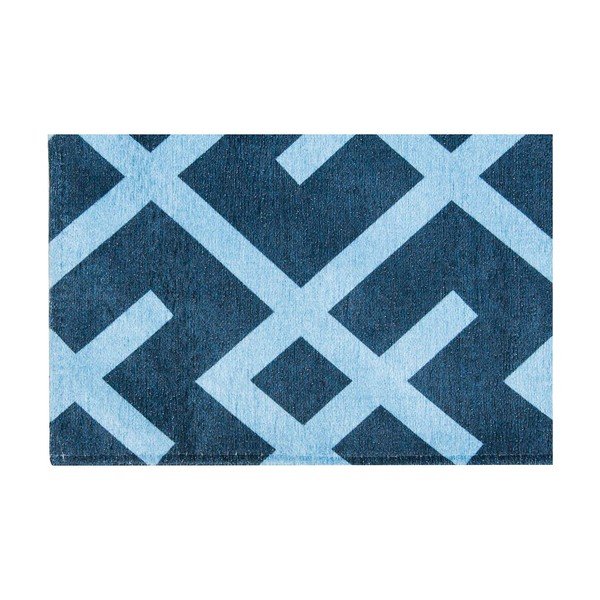 Ļoti izturīgs virtuves paklājs Webtappeti Labyrinth Blue, 130 x 190 cm-image-4